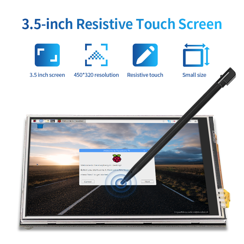 3.5 inch Raspberry Pi 4 Touch  - Pi Cooler 评论和价格